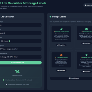 Shelf Life Calculator